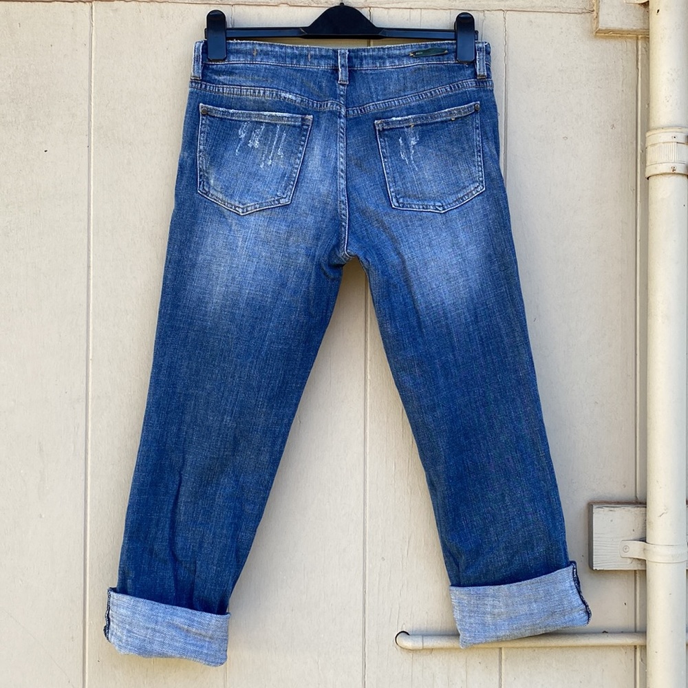 Anthropologie Distressed Cropped Boyfriend Jeans - Picture 5 of 5